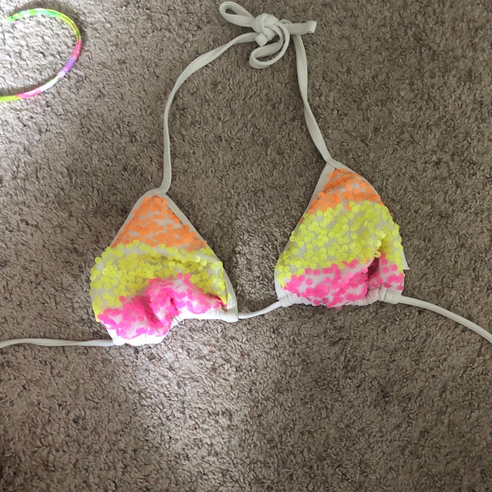 Target sparky neon swimsuit top